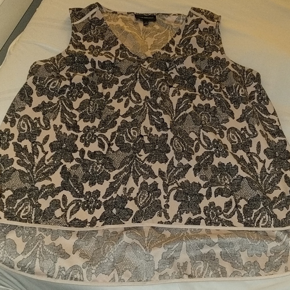 Patterned High low Cami